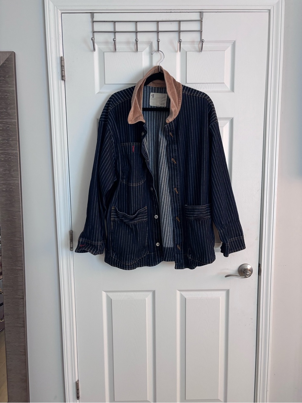 Pilcro Denim Chore Coat, SIZE XL.  Blue EUC - Picture 4 of 8